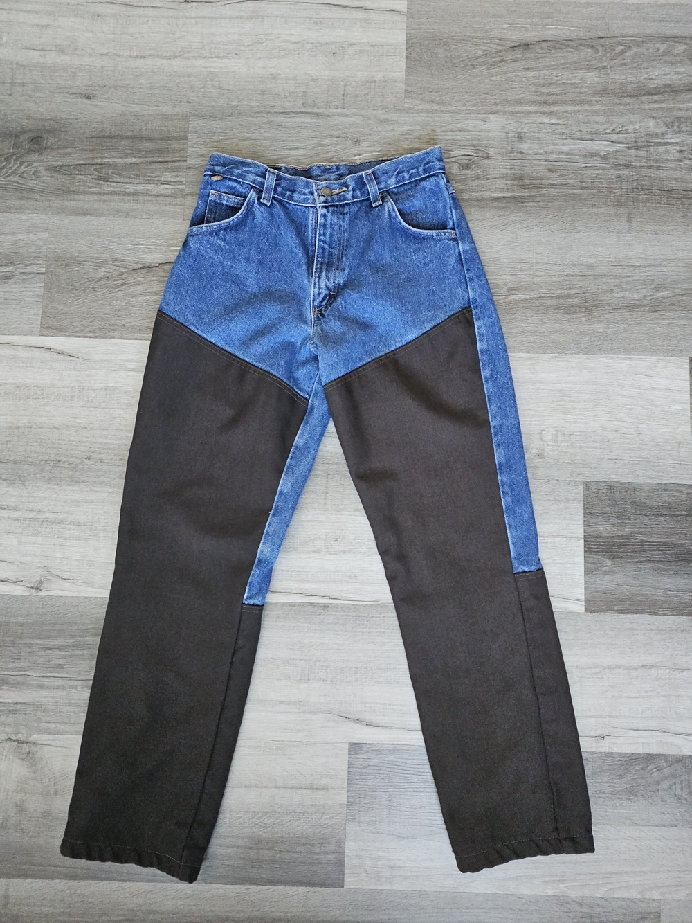 Wrangler Rugged Wear Upland Hunting Pants Denim Chaps Size 26 (Youth 16) - Picture 3 of 16